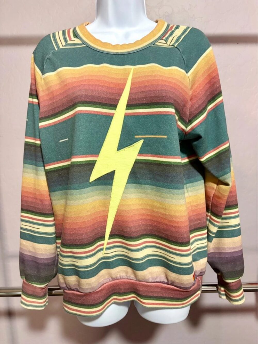 Aviator Nation Serape Bolt Stitch Sweatshirt
